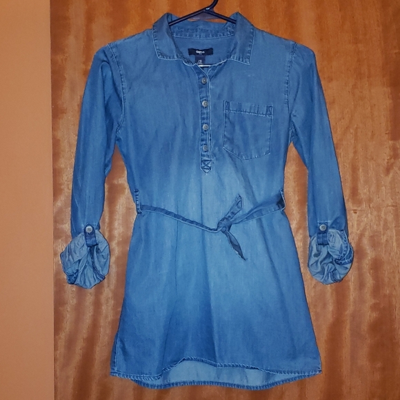 🌹🎉HostPick!🎉🌹GAPKIDS Girl's Light Denim Tunic - Picture 1 of 7